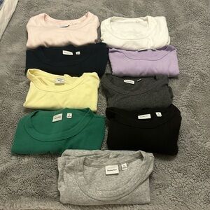 Sunday best little ribbed tshirts size small - various colours